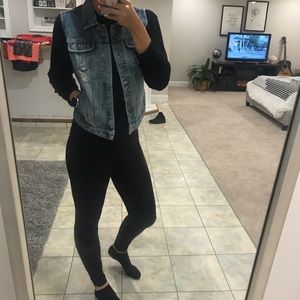 Denim vest NWWT